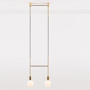 Zolu Scandinavian Minimal Line Chandelier