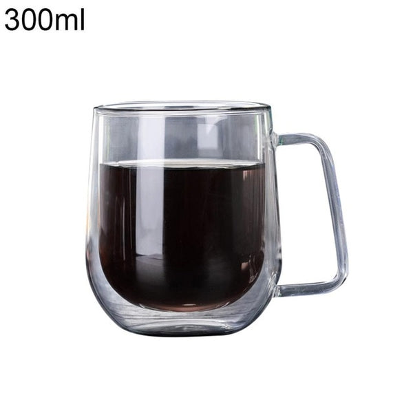 Zolu Double Wall Glass Cup Heat Resistant Tea Coffee Mug