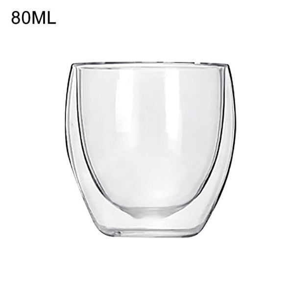 Zolu Double Wall Glass Cup Heat Resistant Tea Coffee Mug