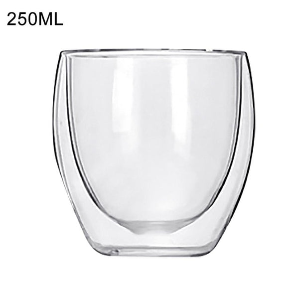 Zolu Double Wall Glass Cup Heat Resistant Tea Coffee Mug