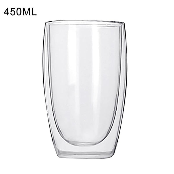 Zolu Double Wall Glass Cup Heat Resistant Tea Coffee Mug