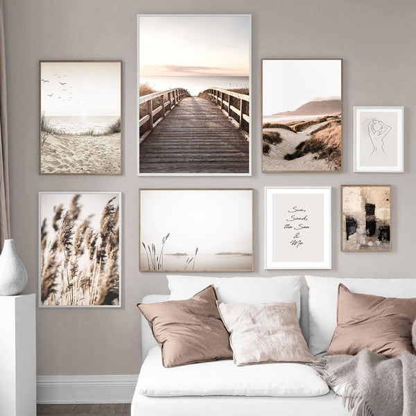 Zolu Scandinavian Nature Landscape Canvas