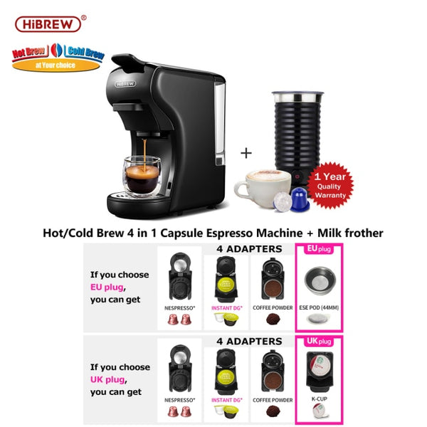 HiBREW 3in1&4in1 multiple Espresso Coffee Machine