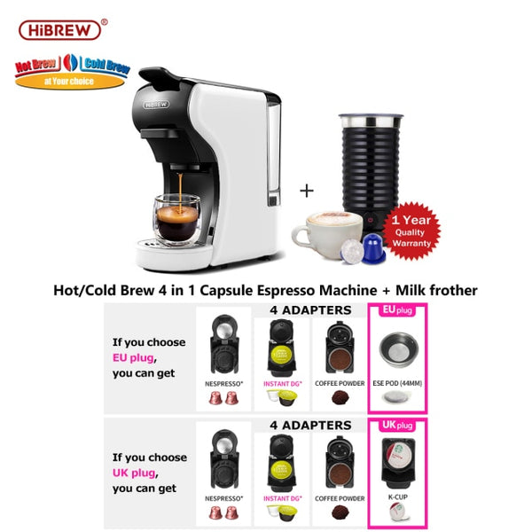 HiBREW 3in1&4in1 multiple Espresso Coffee Machine